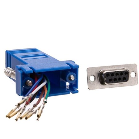 Cable Wholesale Cable Wholesale 31D3-3720BK DB25 Male to RJ45 Modular Adapter - Black 31D3-3720BK